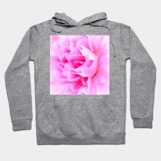 Bright Pink Flower Petals Hoodie